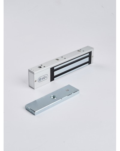 R-Lock RL-EM280-L0S - Электромагнитный замкок, 280кг, DC12/24B, цвет серебристый сатинированный алюминий RAL 7047 в Сочи Электромагнитные замки Pintop.ru