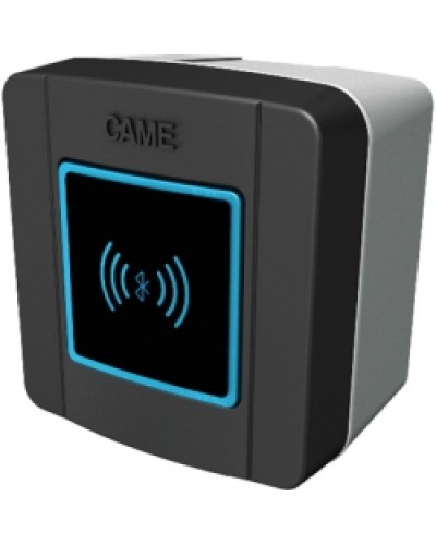 Считыватель накладной Bluetooth с синей подсветкой для 50 пользователей Came 806SL-0240 в Сочи Автоматизация ворот Pintop.ru