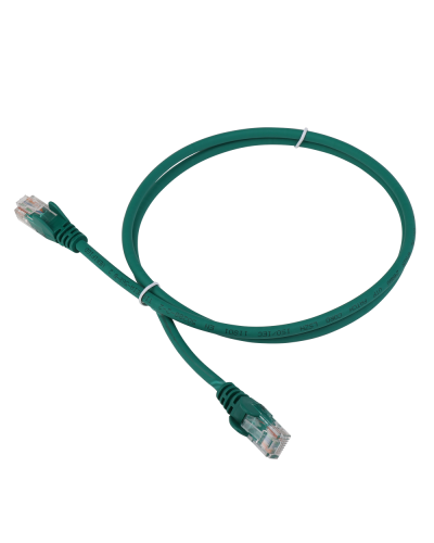 Патч-корд LANMASTER LSZH UTP кат.5e, 0.3 м, зеленый LANMASTER LAN-PC45/U5E-0.3-GN в Сочи Патчкорды (медные) Pintop.ru