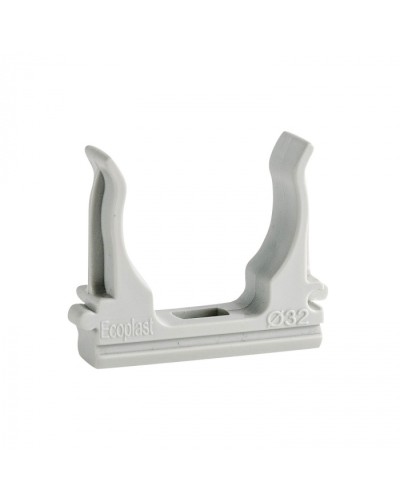 CF32G Держатель (клипса), без галогена, для труб D32мм (10шт) Экопласт (41732-10HF) в Сочи Держатели, клипсы, скобы Pintop.ru