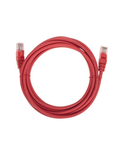 Патч-корд U/UTP, CAT 5e, RJ45-RJ45, 26AWG, LSZH, красный, 3м REXANT 02-0103-3 в Сочи Патчкорды (медные) Pintop.ru