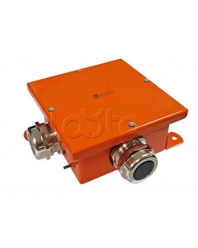 Экопласт SMB165 Коробка металл, огн. E-110,о/п 164х164х65, IP66, 5P, (0,15-2,5 мм2), оранж. в Сочи Распределительные коробки Pintop.ru