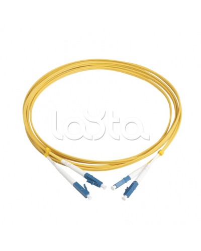 Патч-корд волоконно-оптический Hyperline FC-D2-9-LC/UR-LC/UR-H-3M-LSZH-YL в Сочи Патч-корды оптические Pintop.ru