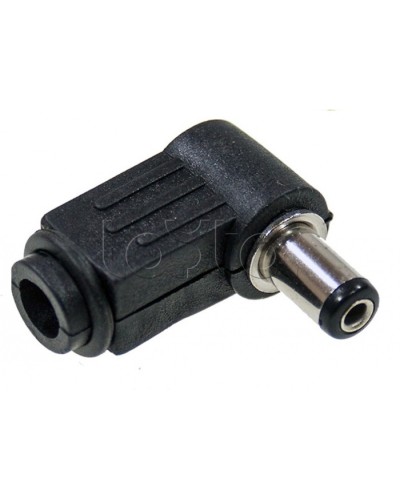 Разъем питания штекер 2.1х5.5x10мм угловой (50шт/уп) REXANT 14-0312 в Сочи Коннекторы Pintop.ru