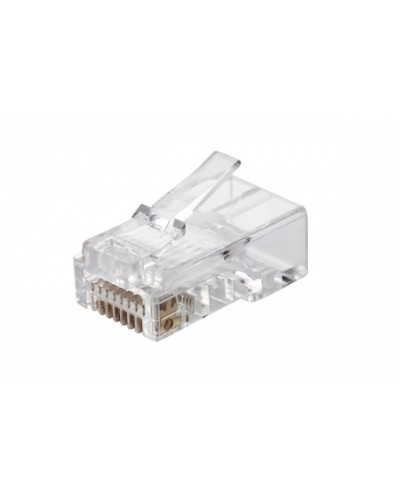 Вилка RJ45 Q-PLUG, категория 6, UTP, для полевой установки, без цвета, упаковка 50 штук Eurolan (13A-U6-11WT) в Сочи Коннекторы и разъемы Pintop.ru