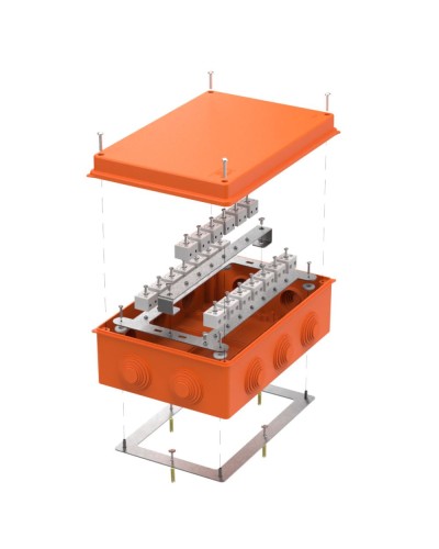 Коробка огнест. для о/п 40-0330-FR6.0-40 Е15-Е120 RAL2004 260х175х90 (7 шт/кор) Промрукав (40-0330-FR6.0-40) в Сочи Распределительные коробки Pintop.ru