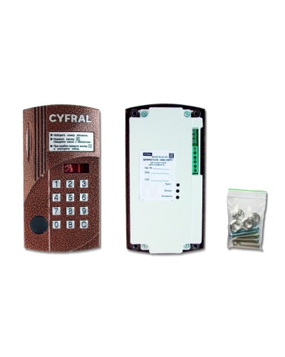 Блок вызова видеодомофона на 100 абонентов Цифрал CCD-2094.1M/РК в Сочи Вызывные аудиопанели малоабонентные Pintop.ru