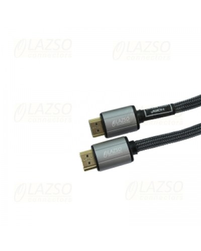 Кабель для передачи сигналов HDMI 2.0 LAZSO WH-111(2m)-B в Сочи Патч-корды и пигтейлы Pintop.ru