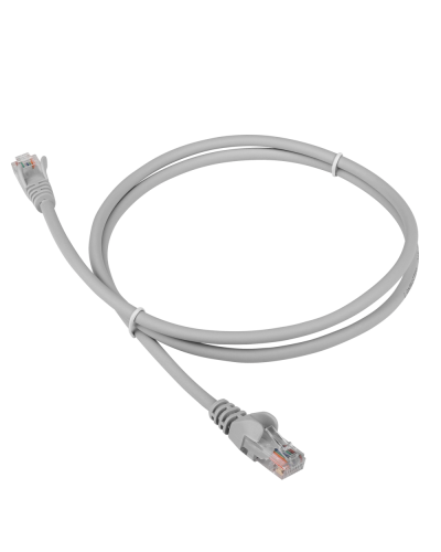 Патч-корд LANMASTER LSZH UTP кат.5e, 0.3 м, серый LANMASTER LAN-PC45/U5E-0.3-GY в Сочи Патчкорды (медные) Pintop.ru