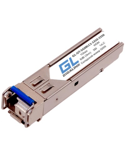 Модуль SFP WDM Gigalink GL-OT-SG08LC1-1310-1550-D GL-10TLC-D в Сочи Модули SFP/XFP/GBIC Pintop.ru