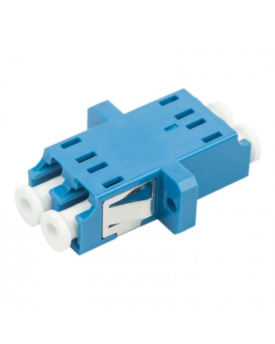 Адаптер оптический проходной LC-LC, OS2, дуплекс (duplex), синий Datarex DR-541102 в Сочи Коммутационные изделия Pintop.ru