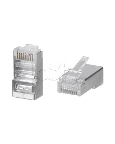 Коннектор RJ-45 Cabeus (8P8C-SH-FC) в Сочи Коннекторы и разъемы Pintop.ru