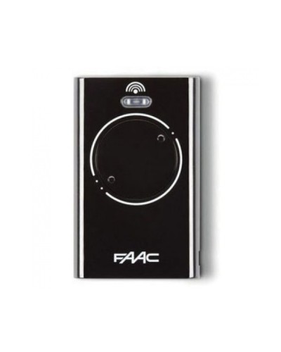 Брелок-передатчик 2-канальный Faac 7870091 (черный) в Сочи Устройства радиоуправления для шлагбаумов и автоматики Pintop.ru