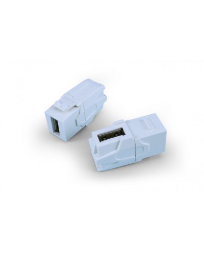 Вставка формата Keystone Jack Hyperline (KJ1-USB-VA3-WH) в Сочи Кроссы оптические Pintop.ru