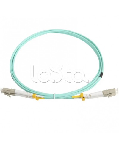 Патч-корд волоконно-оптический MM 50/125(OM3), LC-LC, duplex, LSZH, 2 м Hyperline FC-D2-503-LC/PR-LC/PR-H-2M-LSZH-AQ (FC-503-LC-LC-10G-2M) в Сочи Патч-корды оптические Pintop.ru