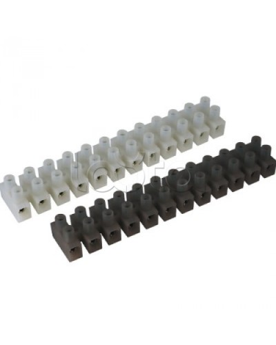 Клемник полипропилен черный, 12р, 450V, 76A, 16мм.кв. DKC 43512PL/R в Сочи Клеммные колодки Pintop.ru