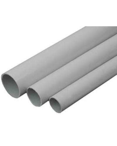 Труба HF FR гладкая тяжелая, серый, диам. 16мм (3м) Экопласт 23016HFR-3 в Сочи Гладкая труба Pintop.ru