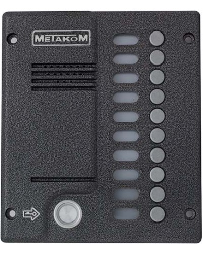 Блок вызова домофона Метаком MК10.2-TM4EVN в Сочи Вызывные видеопанели малоабонентные Pintop.ru