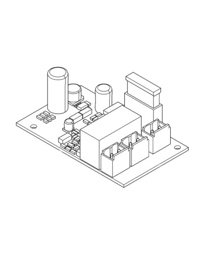 Came LB39 (002LB39) - Плата аварийного питания для подключения и зарядки 2 аккумуляторов, 12 В - 7 Ач в Сочи Запчасти для шлагбаумов и автоматики Pintop.ru