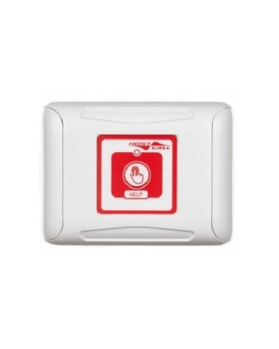 Влагозащищенная радиокнопка вызова Hostcall MP-411W2 в Сочи Система оповещения и трансляции Hostcall Pintop.ru