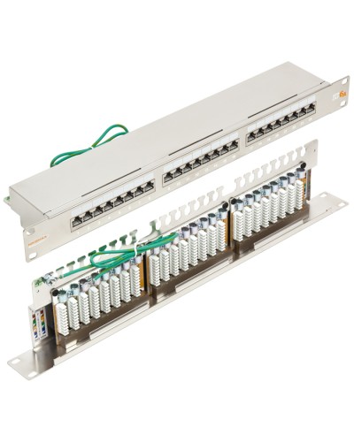 Патч-панель 19, 1U, 24xRJ45 кат.6А NIKOMAX NMC-RP24SA2-1U-MT в Сочи Патч панель Pintop.ru