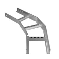 Угол горизонтальный 45° 300х100 (1,2) для лестничного лотка ПожТехКабель (650-320)