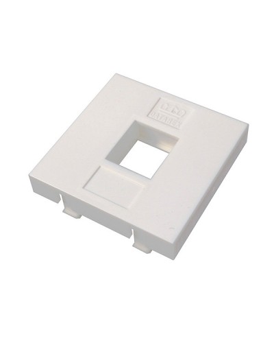Адаптер Mosaic 45 х 45 мм для модуля Keystone, 1 порт, белый Datarex DR-5301 в Сочи Коммутационные изделия Pintop.ru