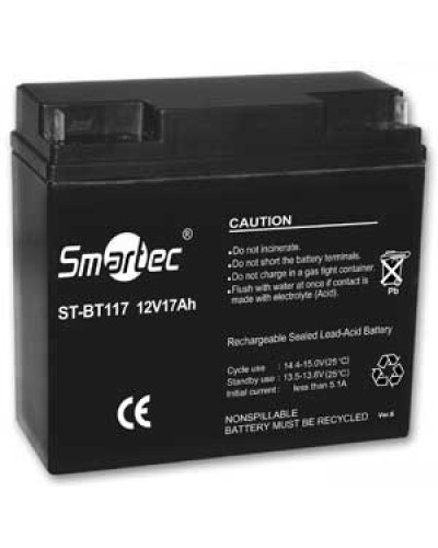 Аккумулятор свинцово-кислотный Smartec ST-BT117 в Сочи Электротехническое оборудование Pintop.ru