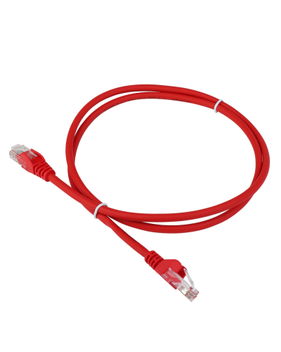 Патч-корд LANMASTER LSZH UTP кат.5e, 11 м, красный LANMASTER LAN-PC45/U5E-11-RD в Сочи Патчкорды (медные) Pintop.ru