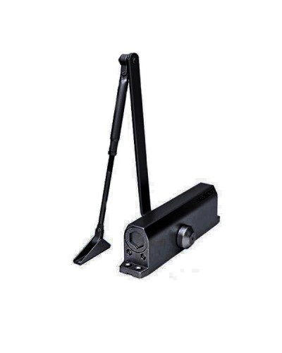 Доводчик NOTEDO DC-180 Лёгкий характер EN5/6/7, с рычажной тягой (чёрный) в Сочи Доводчики Pintop.ru