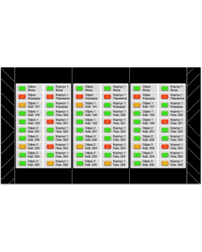 Блок индикации состояний и управления Сигма - ИС ИД-БИС-М в Сочи Адресная система пожарной сигнализации Сигма-ИС Pintop.ru