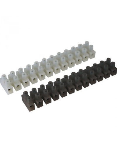 Клемник полипропилен черный, 12р,450V, 24A, 2.5мм.кв DKC 43112PL/R в Сочи Клеммные колодки Pintop.ru