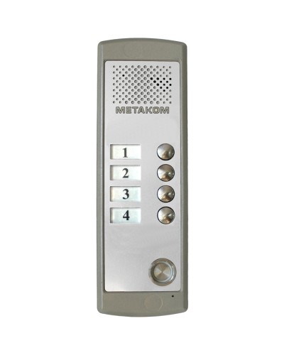 Блок вызова домофона Метаком MK4-K-TMV в Сочи Блоки вызова многоабонентные Pintop.ru