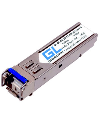 Модуль SFP Gigalink GL-OT-SG14LC1-1310-1550-D в Сочи Модули SFP/XFP/GBIC Pintop.ru
