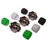 Адаптер оптический SC/APC без фланцев, SM, симплексный LANMASTER LAN-SC/NF-AM-APC