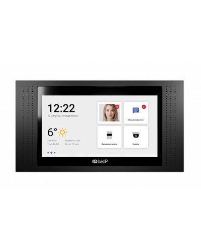 IP-видеодомофон BAS-IP AT-07L BLACK в Сочи Вызывные IP панели Pintop.ru