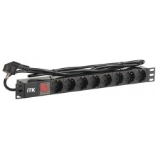 Блок розеток 8 розеток ITK PDU PH12-8D1-P