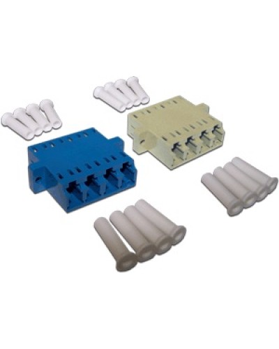 Адаптер оптический LC, OM3 корпус SC, квадро LANMASTER LAN-4LC/S-AM-OM3 в Сочи Коннекторы Pintop.ru