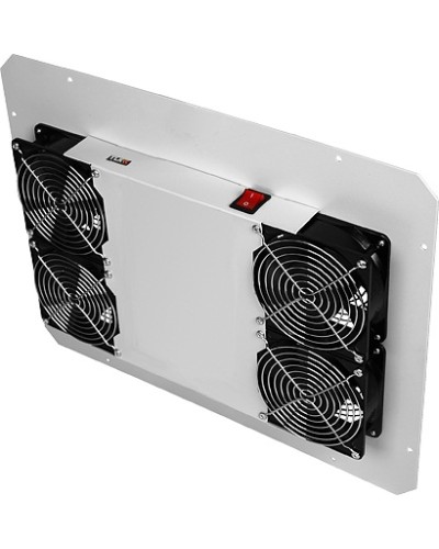 Панель вентиляционная с 4 вентиляторами TLK TLK-FAN4-GY в Сочи Вентиляторные модули Pintop.ru