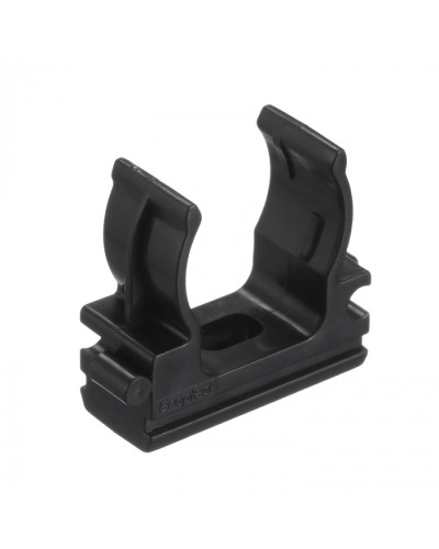 CF20G Держатель (клипса), без галогена, для труб D20мм, цвет чёрный (50 шт/упак) Экопласт (41720-50HF-BL) в Сочи Держатели, клипсы, скобы Pintop.ru