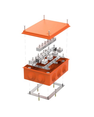 Коробка огнест. для о/п 40-0320-FR10.0-28 Е15-Е120 RAL2004 200х150х75 (5 шт/кор) Промрукав (40-0320-FR10.0-28) в Сочи Распределительные коробки Pintop.ru