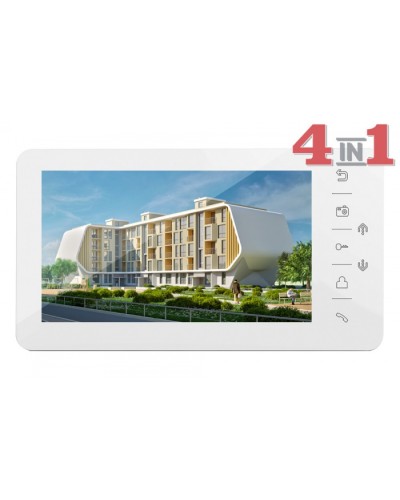 Монитор цветного видеодомофона Tantos Prime HD (White) VZ в Сочи Абонентские видеоустройства Pintop.ru