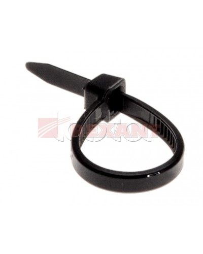 Хомут-стяжка нейлоновый 2.5х80 мм чёрный (100шт/уп) REXANT 07-0081 в Сочи Стяжки-хомуты Pintop.ru