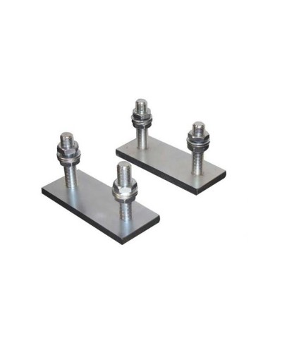 Подставка регулировочная с болтами, комплект для 1 тележки, универсальная для тележек S и M Came PLATE KIT C1 - в Сочи Комплектующие для откатных ворот Pintop.ru