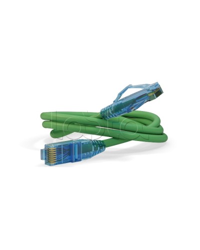 Патч-корд RJ45-RJ45, 4 пары, UTP, кат.6, LSZH (1,5м) Hyperline PC-LPM-UTP-RJ45-RJ45-C6-1.5M-LSZH-GN в Сочи Патчкорды (медные) Pintop.ru