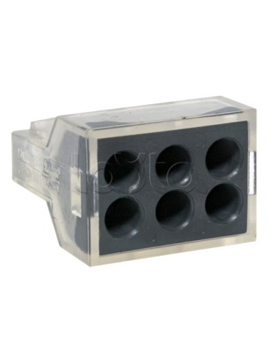Строительно-монтажная клемма СМК 773-106 6 отверстий 1,0-2,5мм2 блистер (5шт.) EKF PROxima (plc-smk-106b) в Сочи Клеммные колодки Pintop.ru