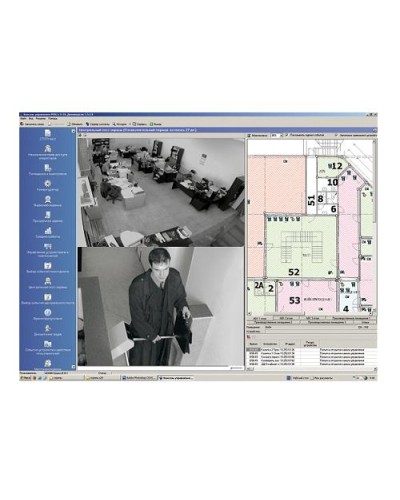 ПО Модуль Центральный пост PERCo-SM13 в Сочи Сетевая СКУД Perco Pintop.ru