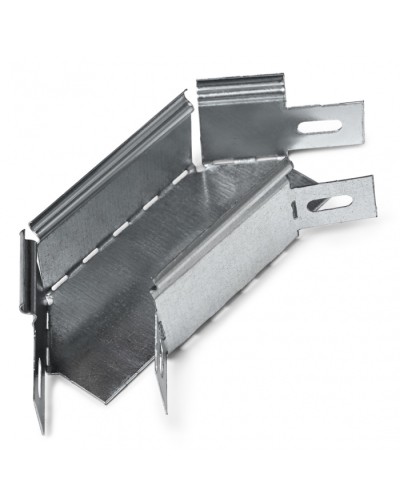 Угол плоский 45° 500x100 (0,7) ПожТехКабель (549-006) в Сочи Аксессуары для лотков Pintop.ru