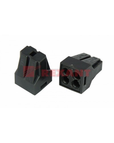 Электромонтажные экспресс-клеммы 773-304 (4*2.5мм² с пастой) (100шт/уп) REXANT 07-3040 в Сочи Клеммные колодки Pintop.ru