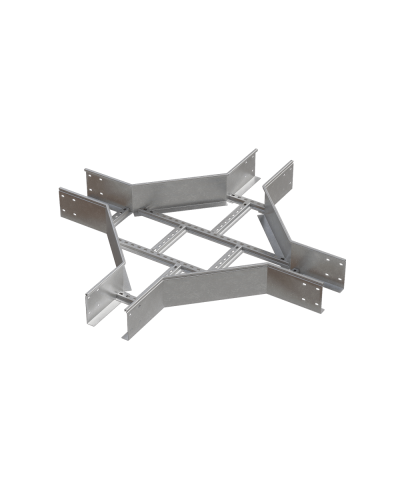 Х-разветвитель лестничный 150х150х1,2 мм N КМ-профиль (LXD150-150-1.2 N) в Сочи Аксессуары для лотков Pintop.ru